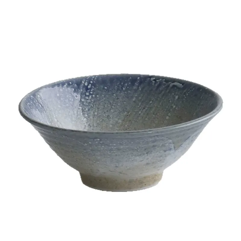 Gradient Blue Ceramic Bowl tableware view 5