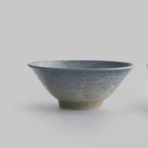 Gradient Blue Ceramic Bowl tableware view 6