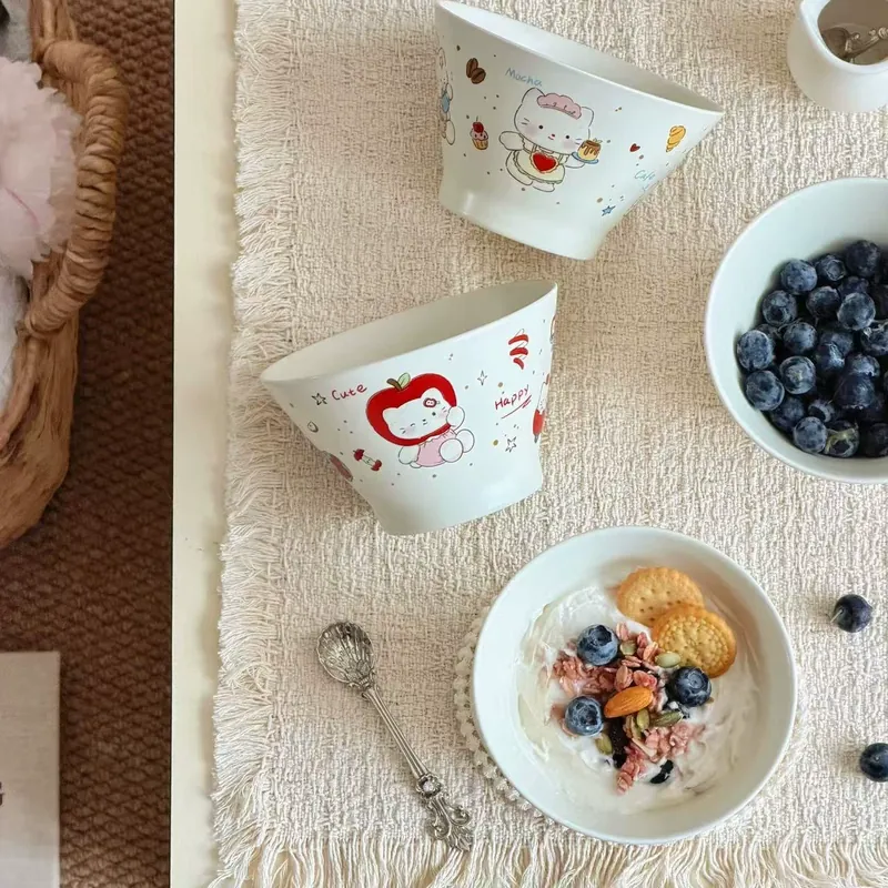 Porcelain Rice Bowl tableware view 2
