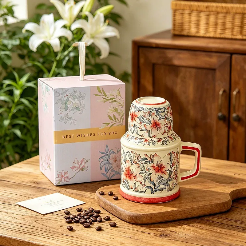 Pichet en céramique avec tasses tableware view 8