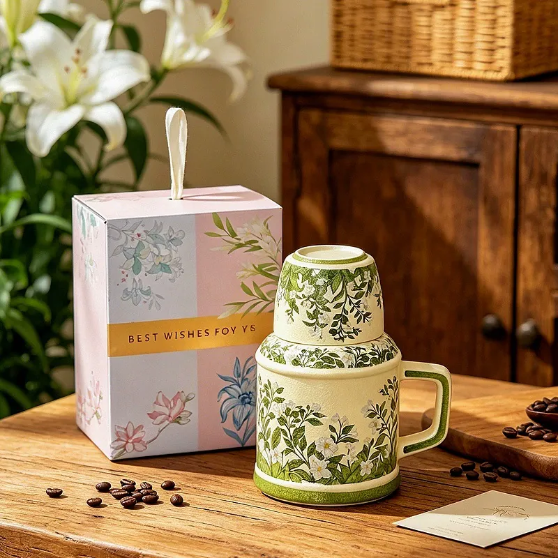 Pichet en céramique avec tasses tableware view 10