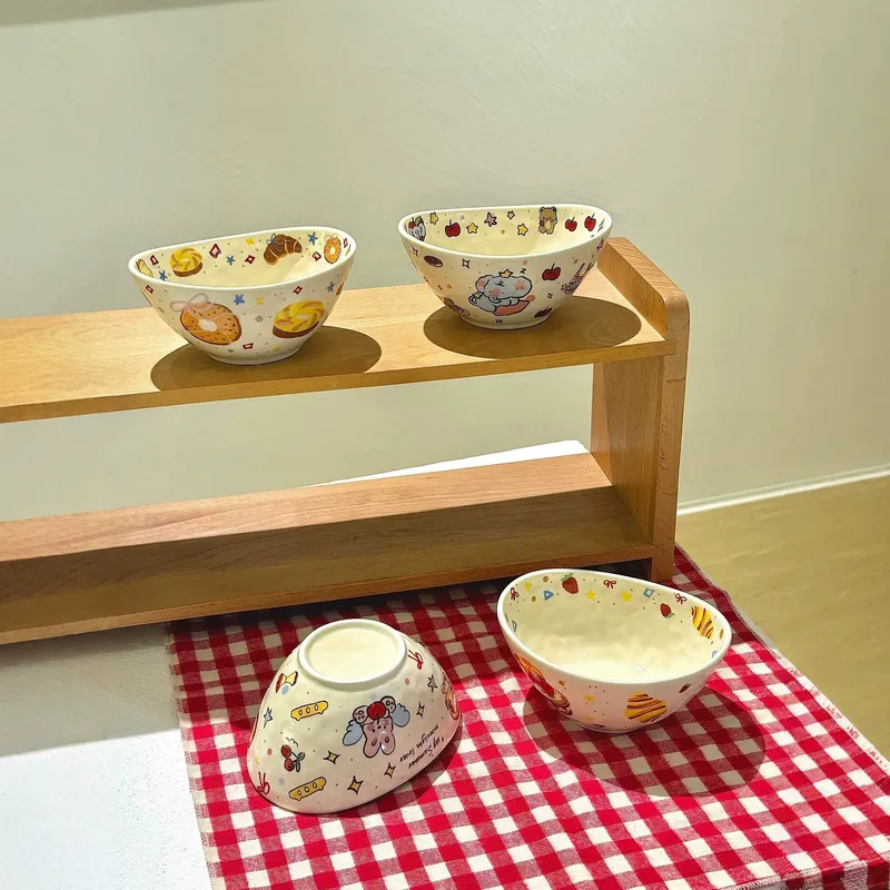 Porcelain Rice Bowl tableware view 2