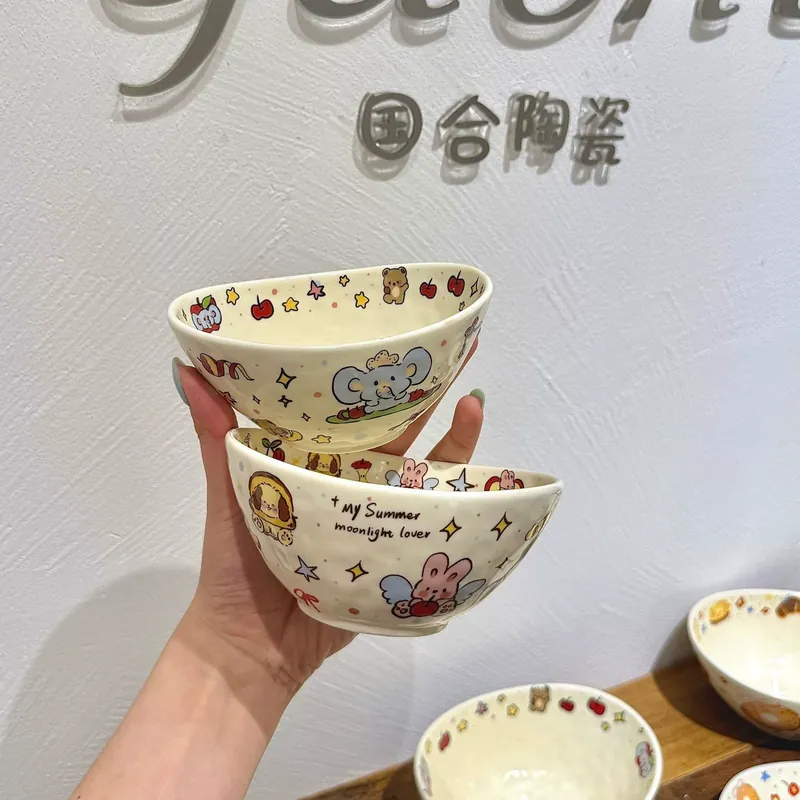 Porcelain Rice Bowl tableware view 3