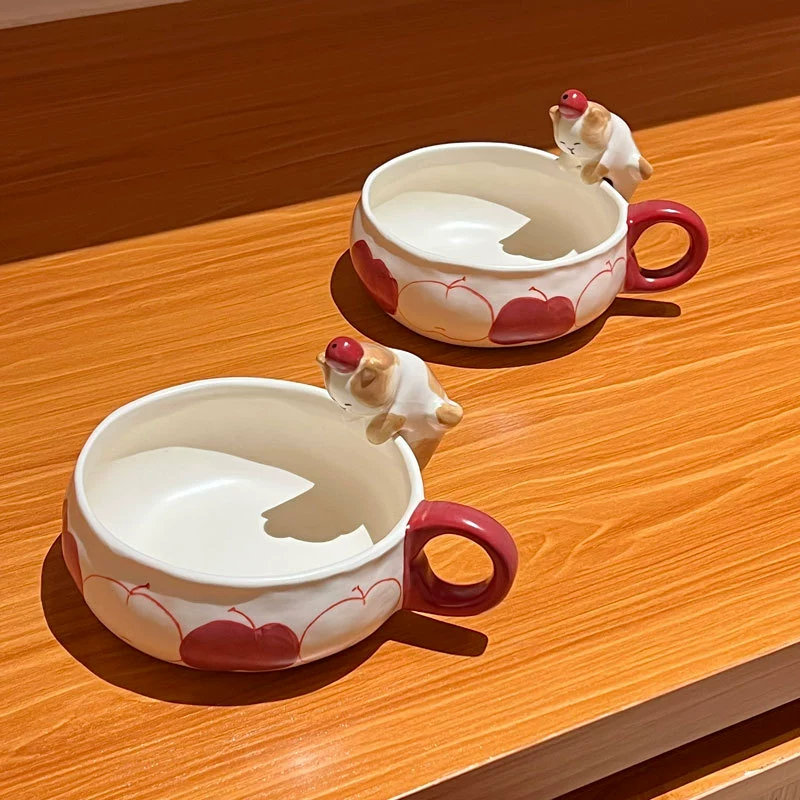 Bol en céramique anse chat tableware view 3