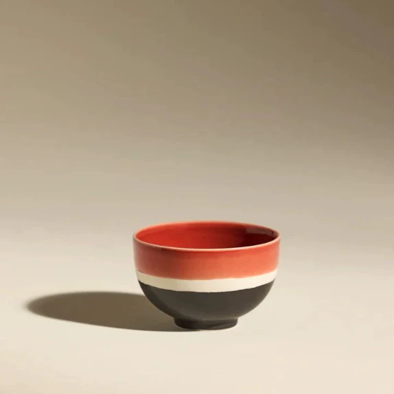 Taza de cerámica nórdica de bloques de color tableware view 8