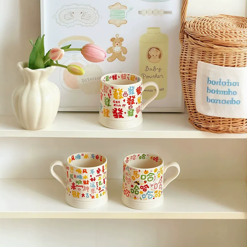 Tasse chat porte-bonheur tableware view 3