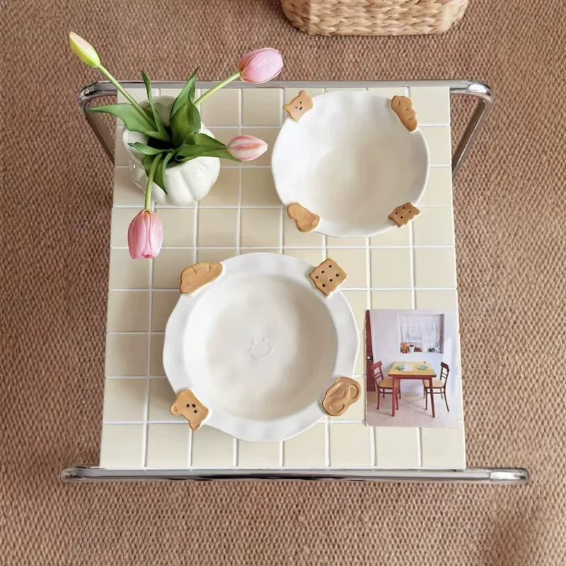 طبق كرواسون بنقشة دب tableware view 2