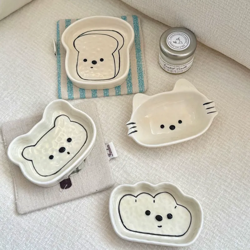 Hand-Painted Animal Dip Dish