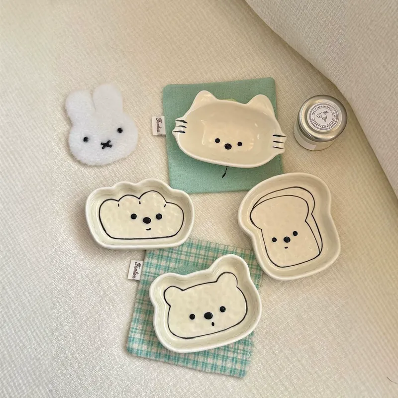 핸드페인팅 동물 딥 접시 tableware view 3