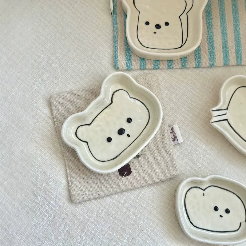 핸드페인팅 동물 딥 접시 tableware view 4