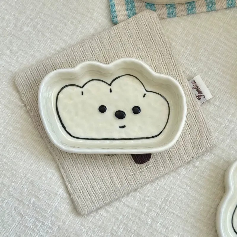 핸드페인팅 동물 딥 접시 tableware view 8