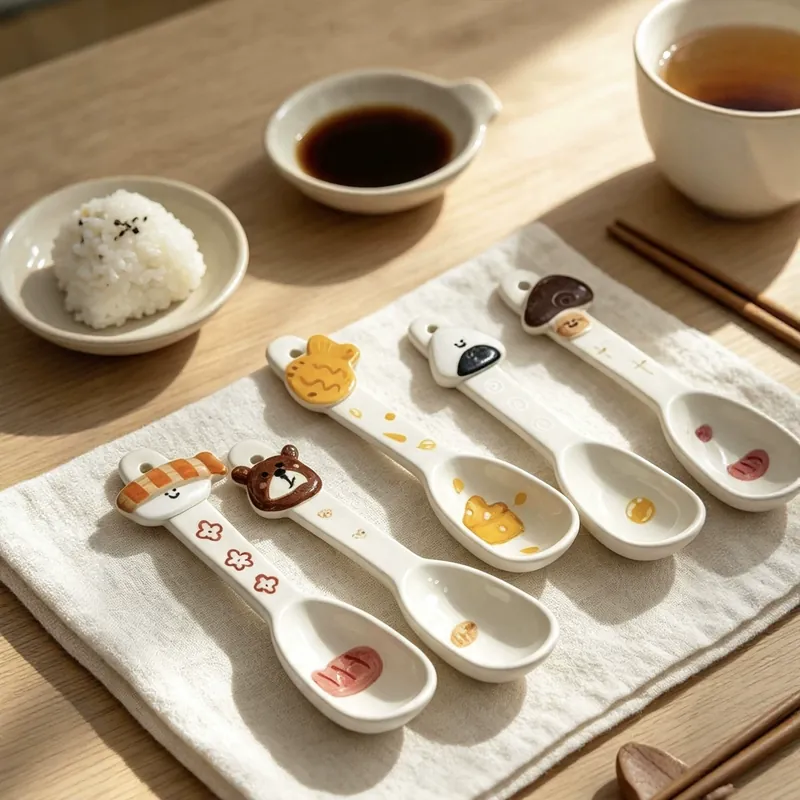 Hand-Painted Animal Dessert Spoon tableware view 2