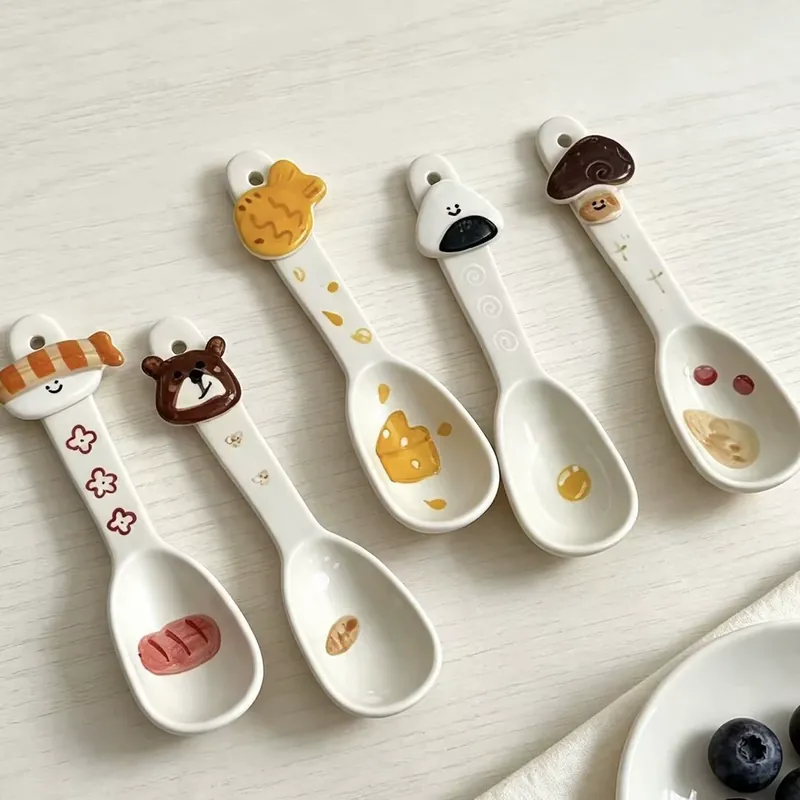 Hand-Painted Animal Dessert Spoon tableware view 5