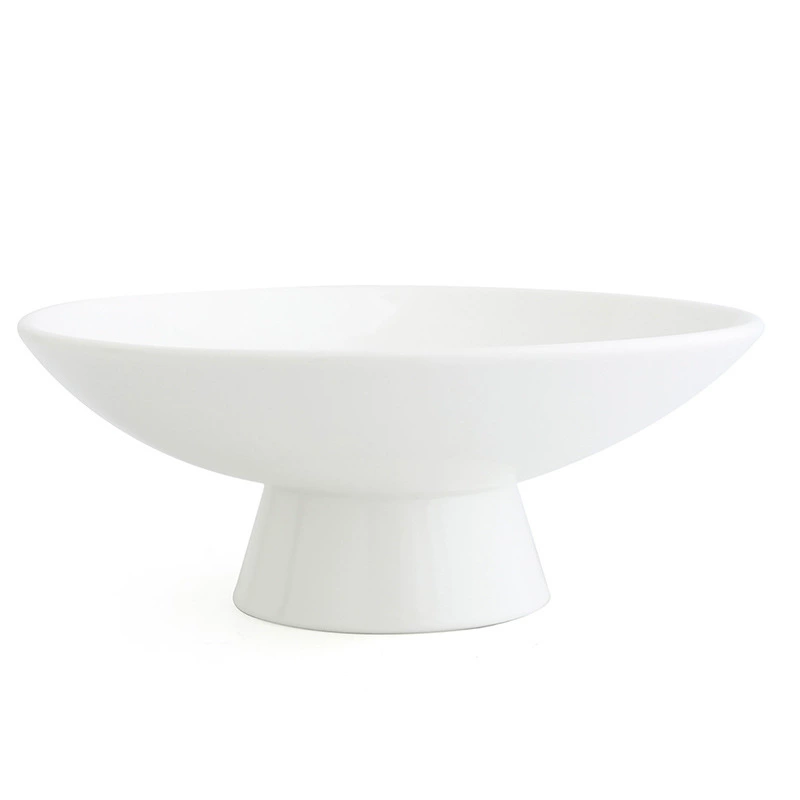 Керамическая тарелка для закусок на ножке tableware view 5