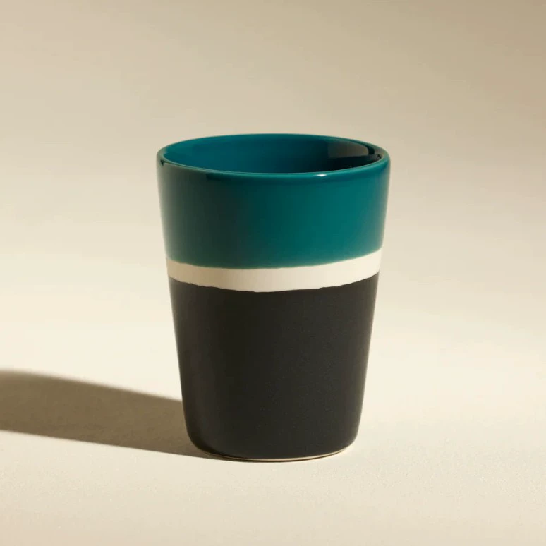 Color Block Ceramic Mug and Bowl Set tableware view 7