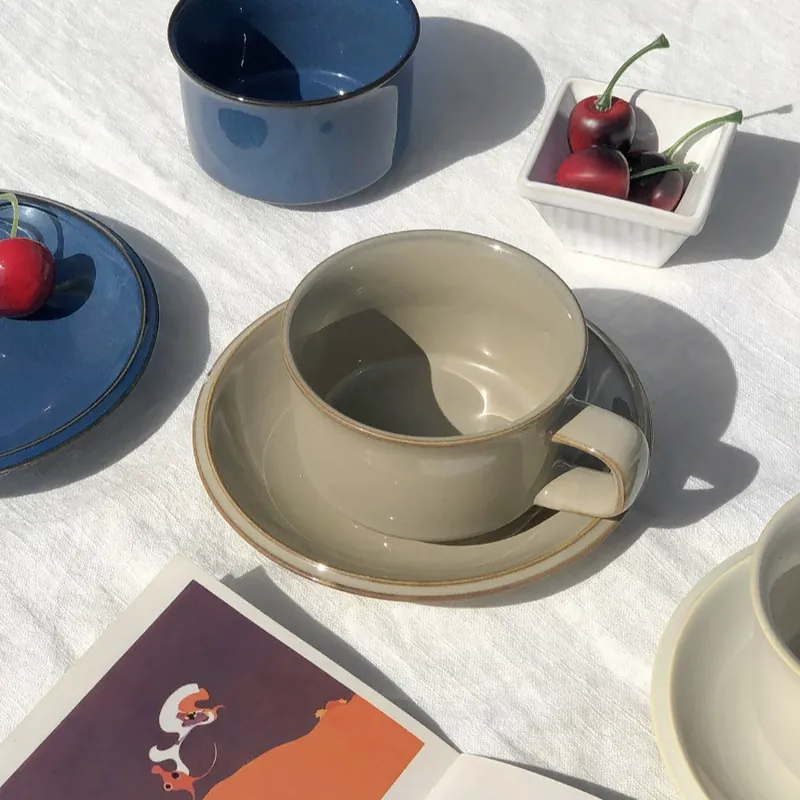 Vintage Coffee Cup and Saucer Set