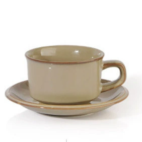 Vintage Coffee Cup and Saucer Set tableware view 5