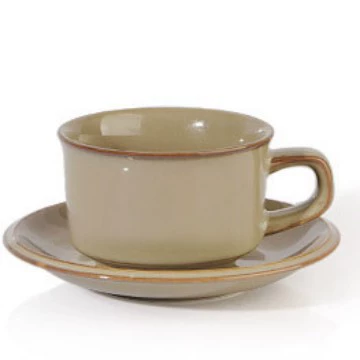 Vintage Coffee Cup and Saucer Set tableware view 6