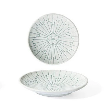 طقم طعام سيراميك بزخرفة زهور tableware view 7