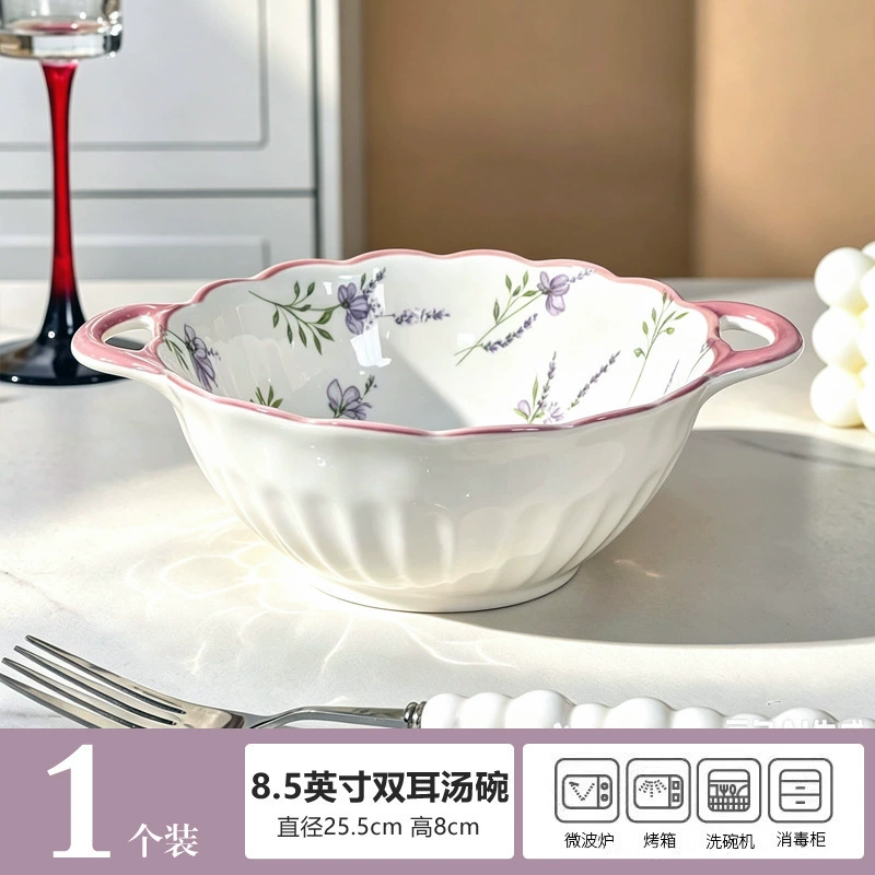 Juego de vajilla de cerámica con textura de piedra tableware view 9
