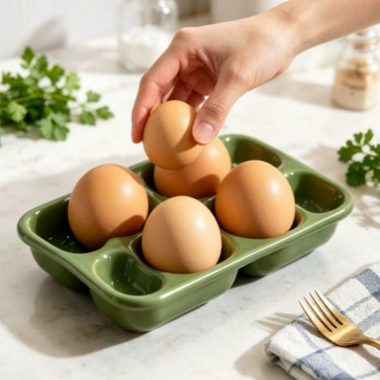 Ceramic Egg Holder tableware view 2