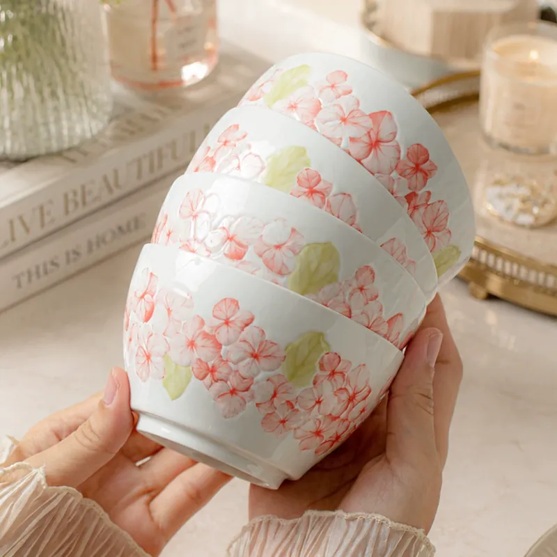 Service de vaisselle en porcelaine avec motif Fée des fleurs tableware