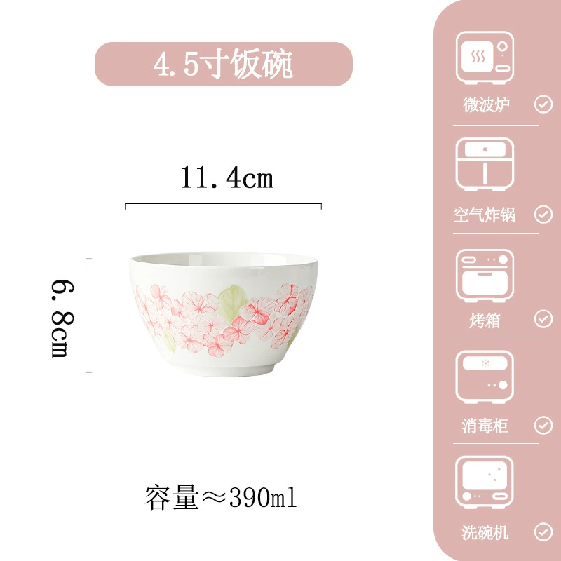 Service de vaisselle en porcelaine avec motif Fée des fleurs tableware view 7