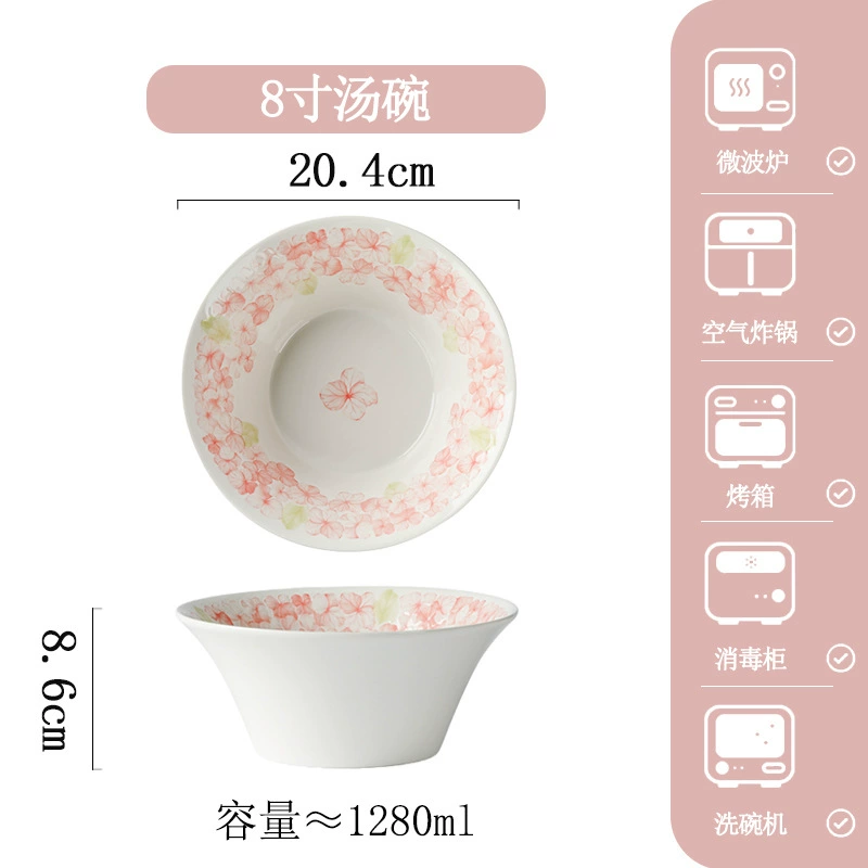 Service de vaisselle en porcelaine avec motif Fée des fleurs tableware view 9