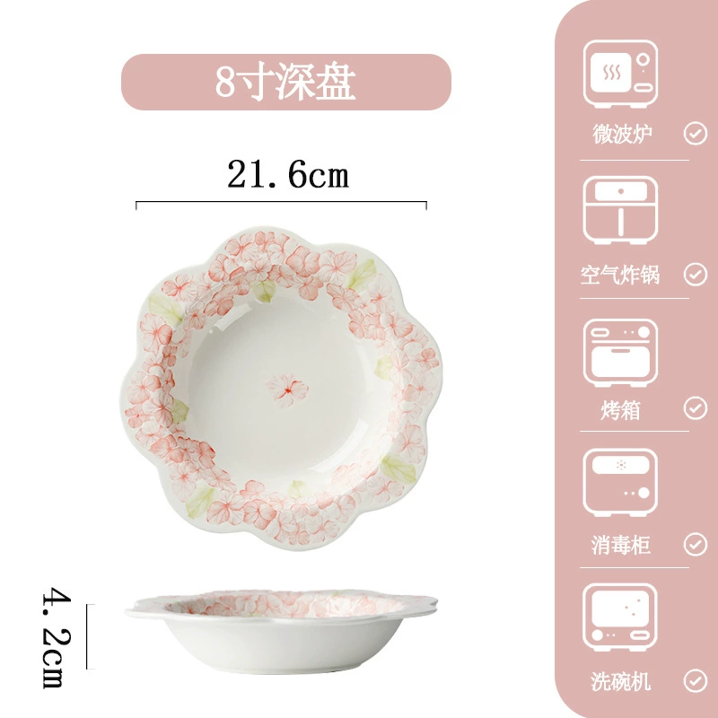 Service de vaisselle en porcelaine avec motif Fée des fleurs tableware view 10