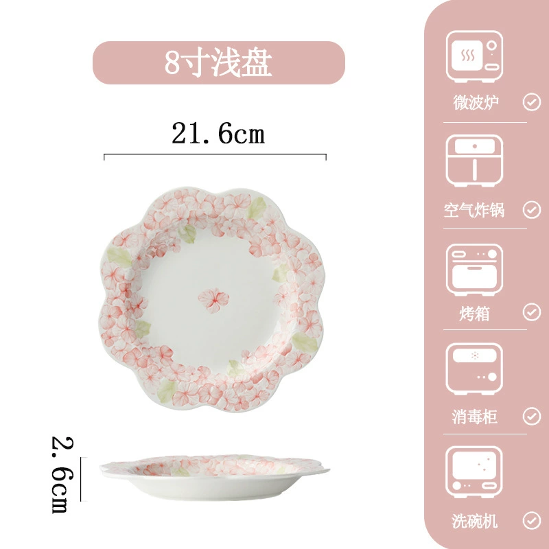 Service de vaisselle en porcelaine avec motif Fée des fleurs tableware view 11