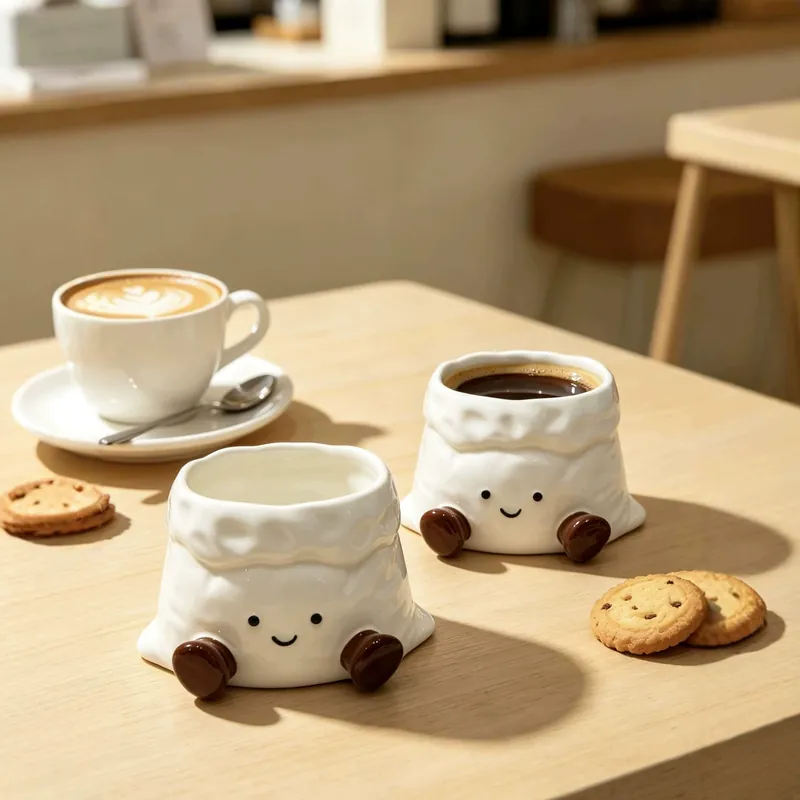 スマイリーフェイスコーヒーマグ
