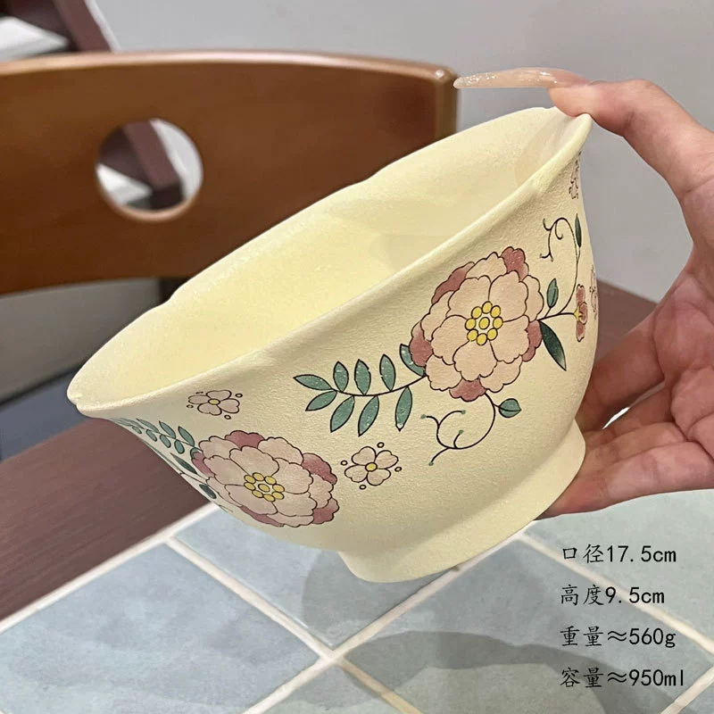Service de table en céramique floral vintage tableware view 7