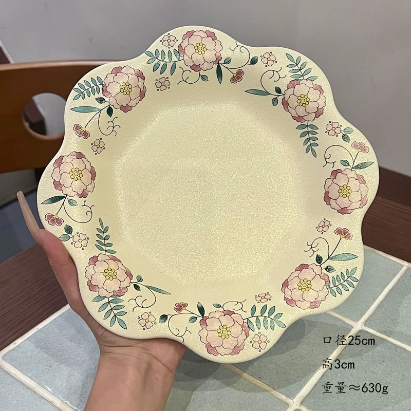 Service de table en céramique floral vintage tableware view 9