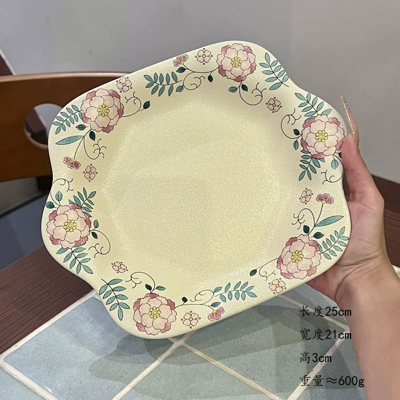 Service de table en céramique floral vintage tableware view 10