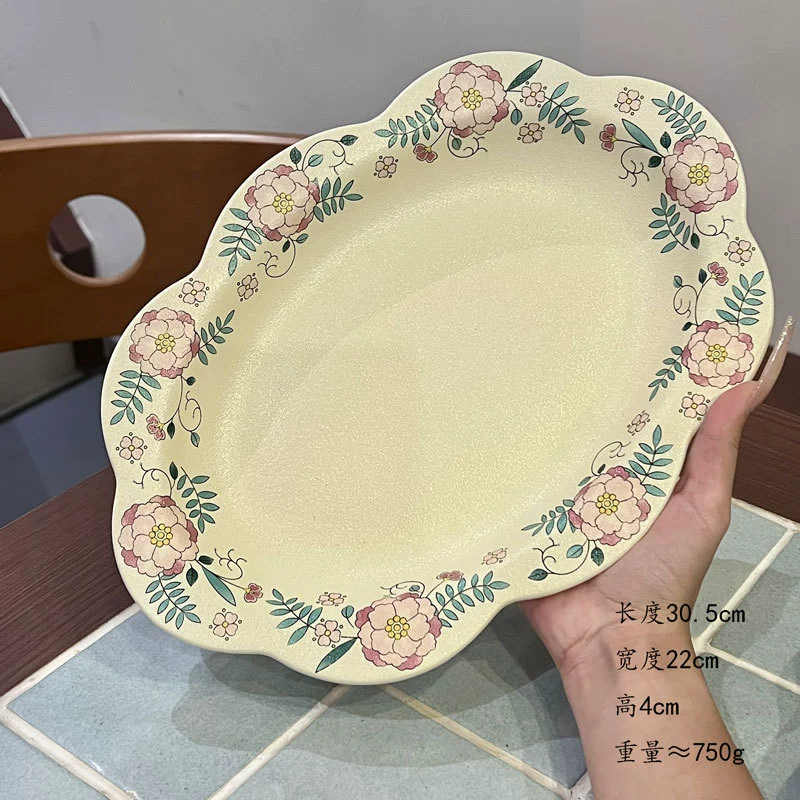Service de table en céramique floral vintage tableware view 11