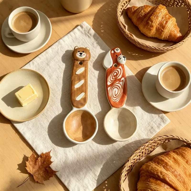 Hand-Painted Animal Spoon