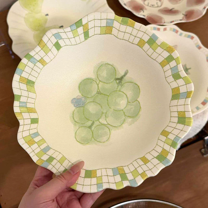 Керамическая десертная тарелка, ручная роспись tableware view 6