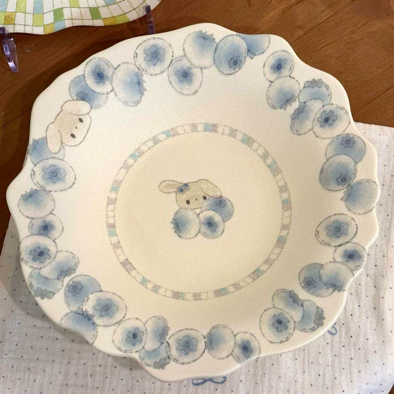 Керамическая десертная тарелка, ручная роспись tableware view 11