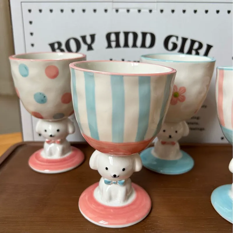 كوب سيراميك كلب مرسوم يدوياً tableware view 5
