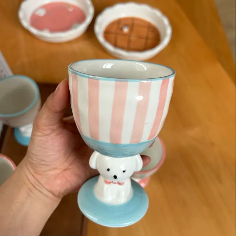 كوب سيراميك كلب مرسوم يدوياً tableware view 6