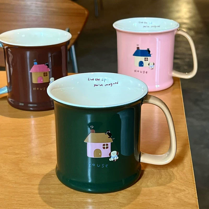 House Print Ceramic Mug