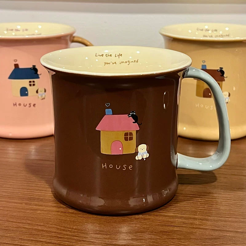 House Print Ceramic Mug tableware view 4