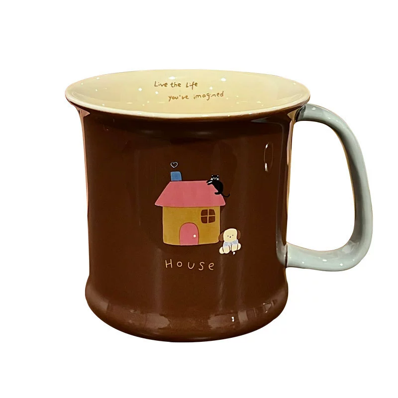 House Print Ceramic Mug tableware view 5