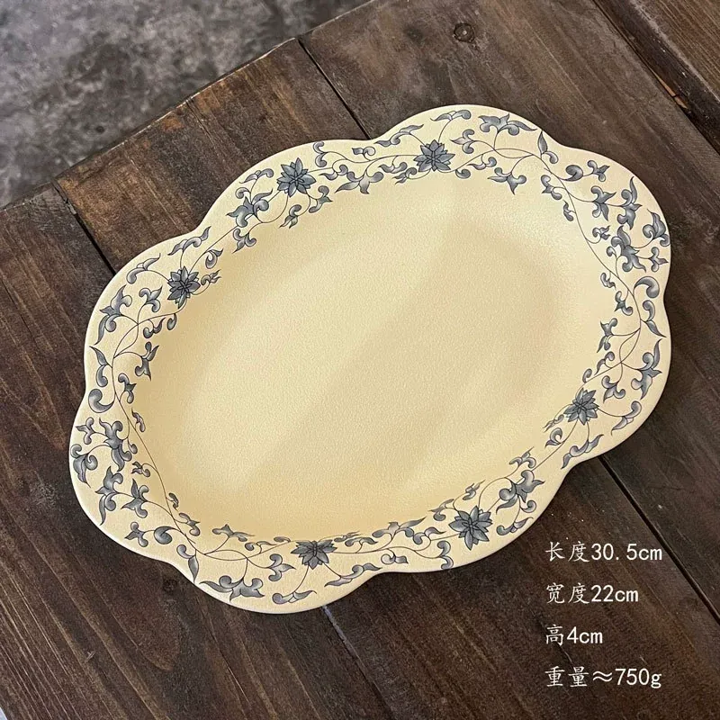 ヴィンテージ花柄セラミック食器セット tableware view 11