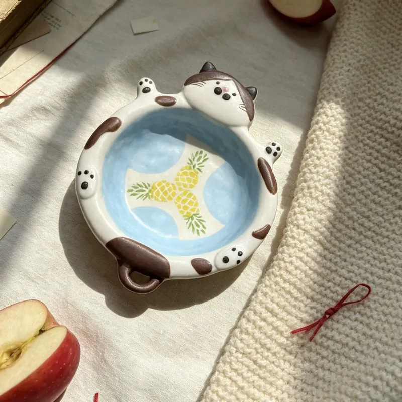핸드페인팅 동물 딥 접시 tableware view 7