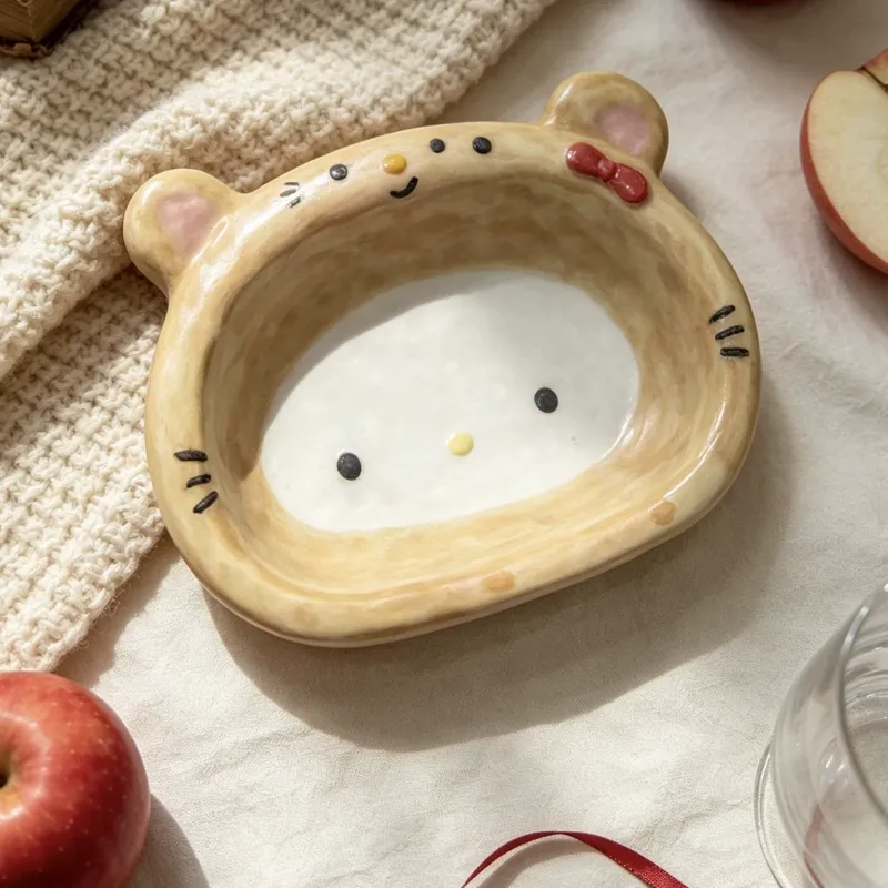 핸드페인팅 동물 딥 접시 tableware view 8