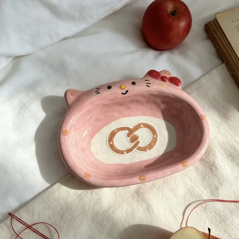 핸드페인팅 동물 딥 접시 tableware view 9