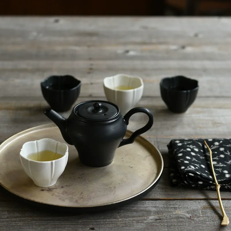 Vintage Ceramic Teapot tableware view 3