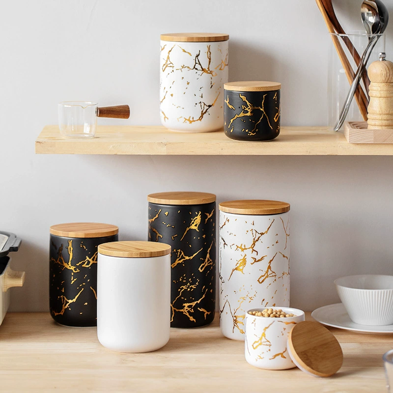 Nordic Ceramic Storage Jar