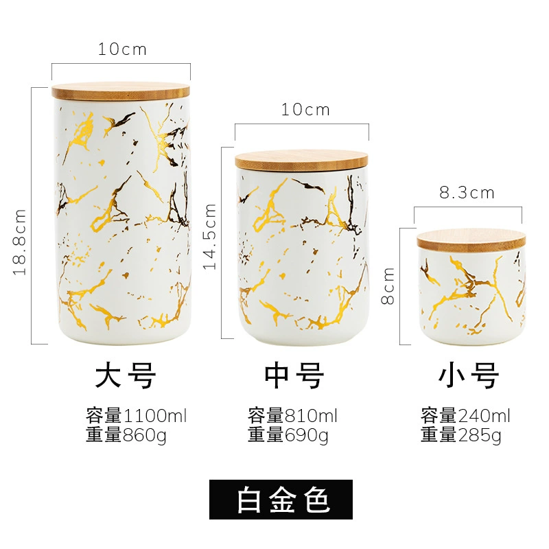 Nordic Ceramic Storage Jar tableware view 8